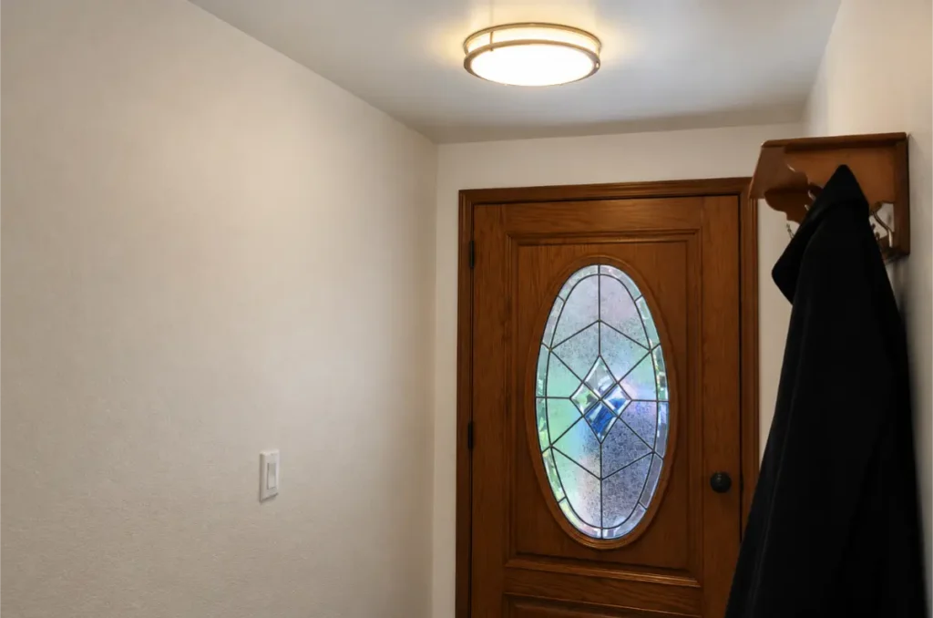 New ceiling light fixture