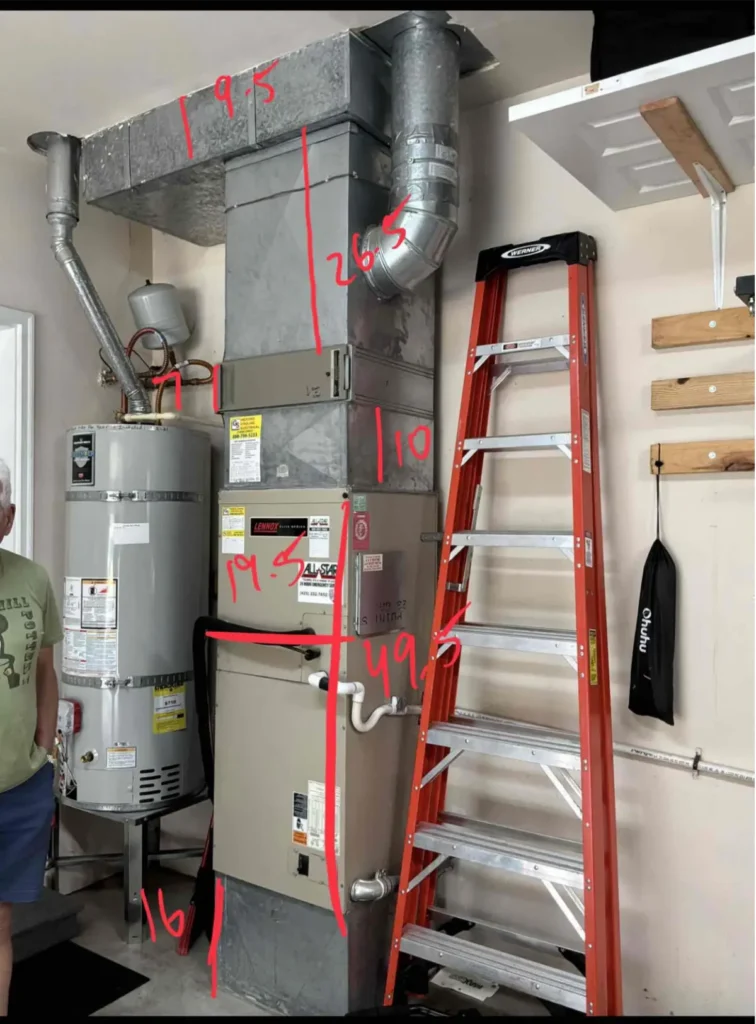 The failed Lennox air handler