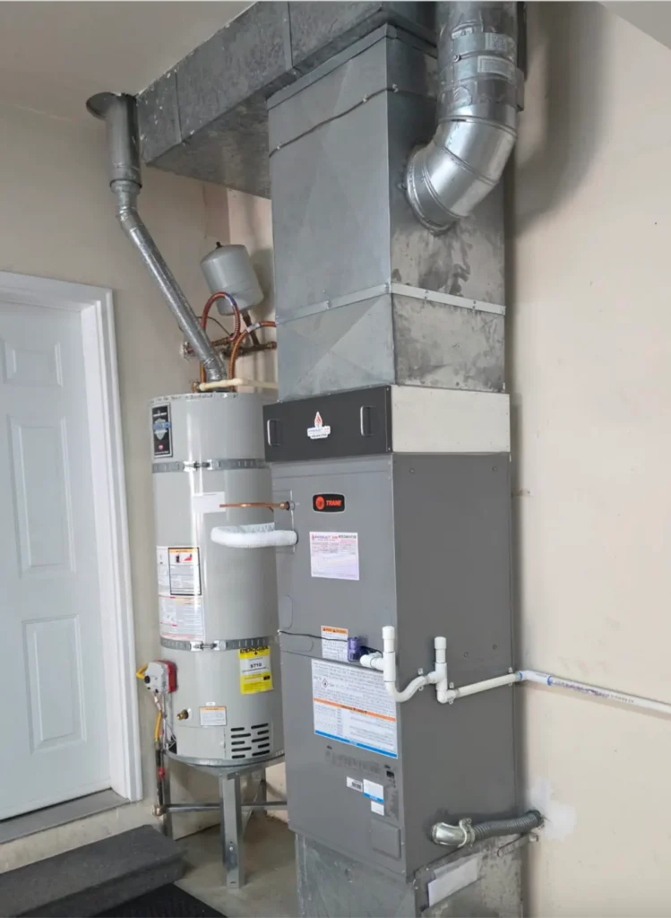 Nameplate of the Lennox CB29M-46-1P air handler